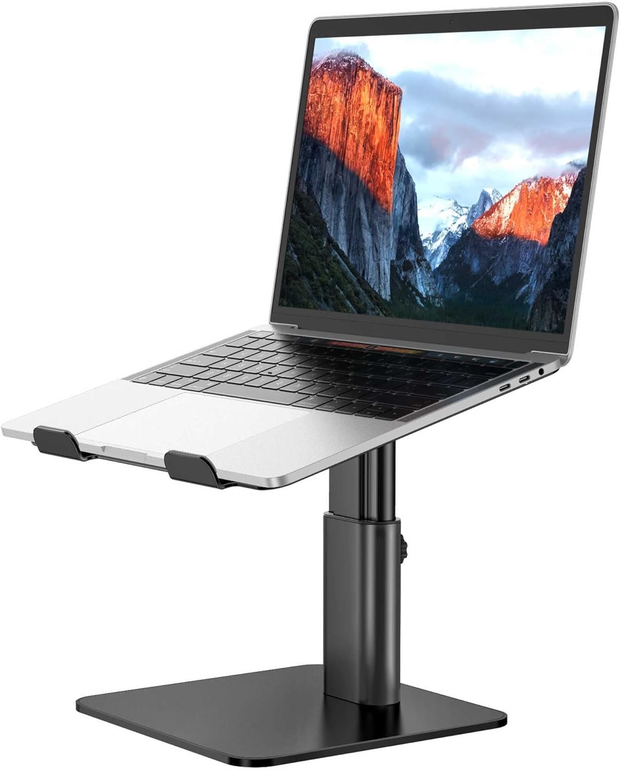 BESIGN LSX6N Laptop Stand, Ergonomic Adjustable Notebook Riser Holder, Computer Stand Compatible with Air, Pro, Dell, HP, Lenovo More 10-15.6″ Laptops, Black