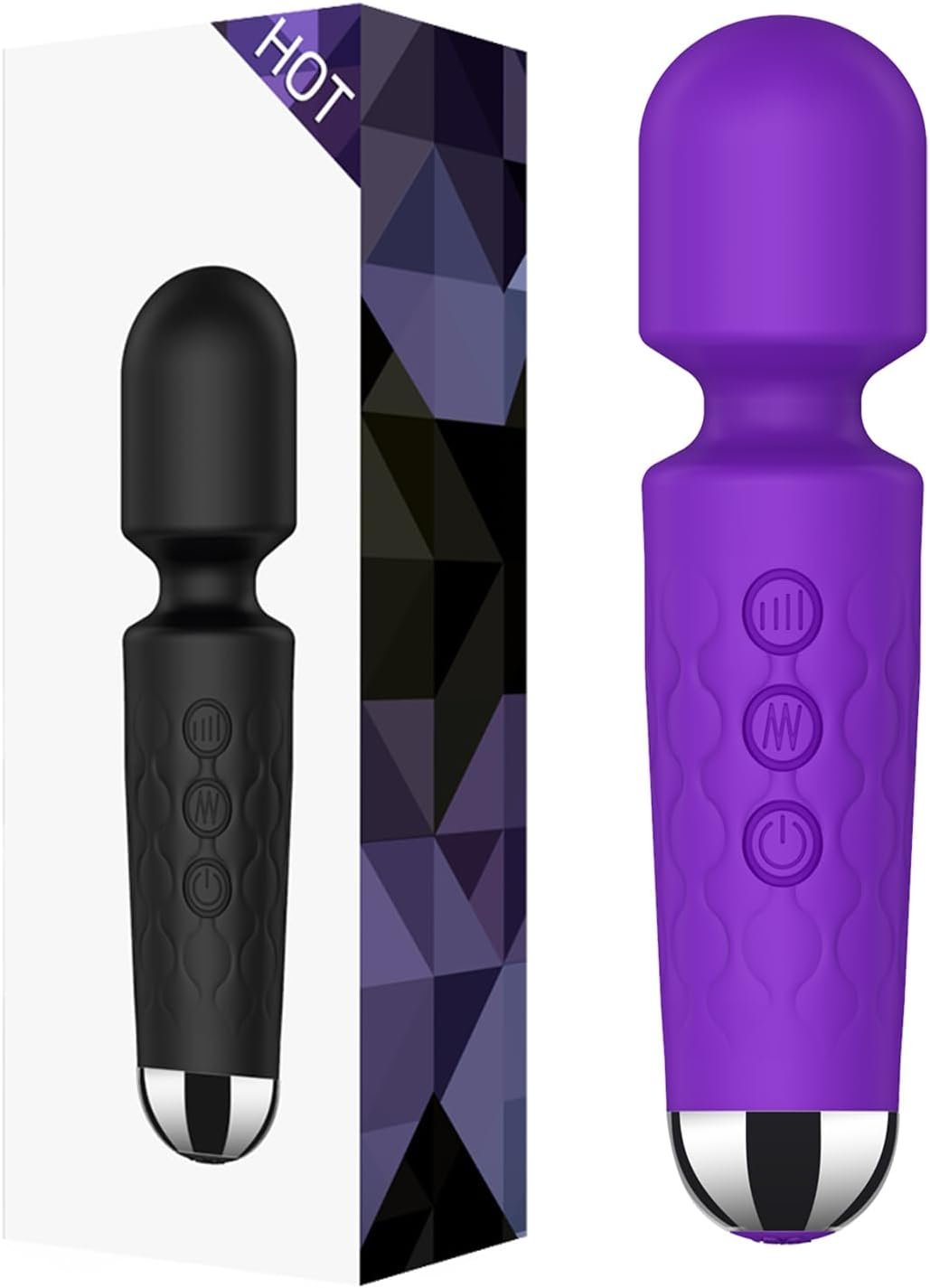 Back Relaxation Massager – Rechargeable Mini Electric Body Massager – for Foot – Arm Muscle Relaxation (Purple)