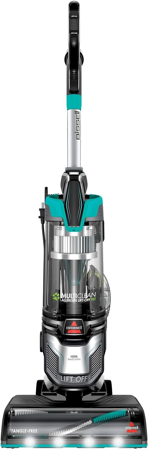 Bissell 2998 MultiClean Allergen Lift-Off Pet Vacuum with HEPA Filter Sealed System, Lift-Off Portable Pod, LED Headlights, Specialized Pet Tools, Easy Empty Dirt Tank