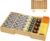 MinBoo Bamboo K Cup Holder for Drawer or Countertop Coffee Pod Holder Expandable K Cup Pod Storage Tea bag organizer K Cup Storage for Coffee Station Home Office and Kitchen