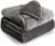 Cottonblue Weighted Blanket 15 lbs Queen Size 60×80 inches, Flannel Shaggy Sherpa Weighted Blanket for Adults Comfortable Weighted Blankets for Calming and Relax, Bed Sofa Heavy Blankets, Grey