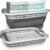BROOKSTONE, 1 UNIT, 11 GALLONS – [OUR LARGEST BASKET EVER] 24″ Collapsible Laundry Basket, Comfort Non-Slip Grip Handles, Minimalist Space Saving Design, Portable Pop-Up Hamper, [BPA FREE]