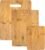 Totally Bamboo 3-Piece Bamboo Cutting Board Set – Wooden Cutting Boards for Kitchen – Great for Chopping and Serving – Large, Medium & Small Sizes for Food Prep