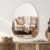 PERFNIQUE Irregular Wall Mirror Asymmetrical Mirror, 32”x24” Gold Mirror for Bathroom Bedroom Living Room Entryway, Decorative Modern Boho Decor, Wall Mouted(Gold, 32”x24”)